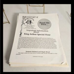 King Arthur Flour The Baking Sheet 16 Monthly From 1991,92,93 & Some Extra Pages